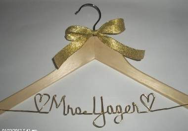 personalized a Cute Pink or Blue Childs Hanger big3