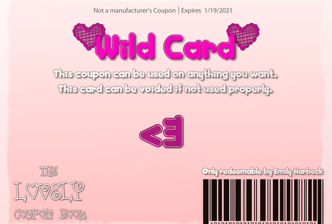 Make your own coupons for girlfriend