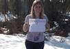 hold a sign or advertisement here in Fairbanks Alaska small3