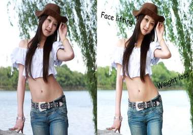 professionally retouch your 2 pictures and give you fantastic results in photoshop big3