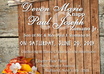 design a BEAUTIFUL and classy wedding invitation card for you