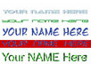 make you an animated sparkling glitter name graphic