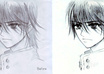 clean up to three scanned drawings