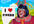 dress in clown and pose with sign