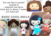 customize a felt doll