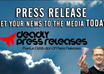write a Press Release and post it online for backlinks and media attention