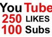 give you 250+ Real YouTube Likes and 100 Real Subscribers for your Video and Channel within 36 hours