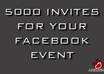 invite 2000 people to your FB event