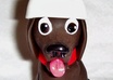 make you a cute dog in a Santa hat Christmas ornament sculpture