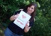 hold up a sign with your text and take several high resolution photos
