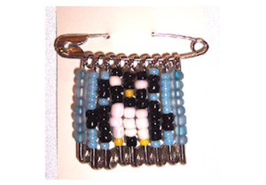 email 16 Patterns for SAFETY PIN BEADED Pins! big1