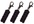 make five custom paracord zipper pulls