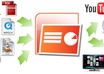convert up to 2 Powerpoint presentations into high quality videos consisting of up to 20 slides each