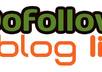 give you 5,000 dofollow blog list for u to rank higher in google