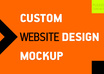 design a Custom Website Mockup small1