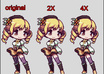 increase the quality of your pixel art images small1