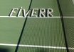 write your name with tennis balls in a tennis court