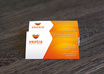design your business card with high visual impact based on your corporate colors