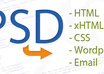 convert psd to XTHML, HTML5 with Highest Quality