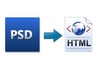 convert psd to HTML with quality within 24 hours