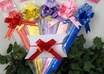 send you 100 3inch magic pull BOWS in 5 lucious colors