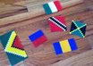 make two perler bead flags