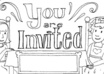 sketch out a simple coloring page