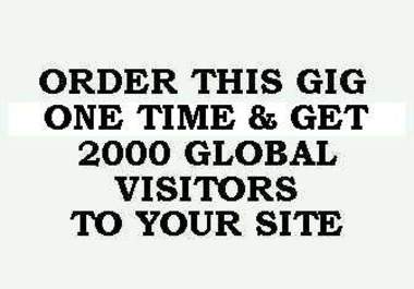 arrange 2000 global visitors to your gig from different countries big1