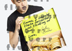 make Justin Bieber hold up a sign/message of your choice