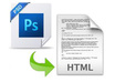 convert your psd template into html/css code only