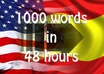 professionally translate any text from English to Spanish, up to 1000 words