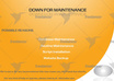 fully Editable Template For Down For Maintenance Website Page