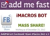 give you a script for UNLIMITED Facebook likes Twitter Followers retweets shares views favorites plays completely safe