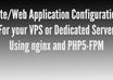 configure your VPS or dedicated server to serve your site or application