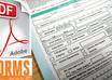 create fillable saveable pdf eForms or applications from your documents for your customers to print or save and email to you STOP faxing now