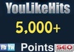 give you 10,000 with 2 new accounts YouLikeHits with 5000 point per account