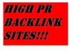 give you a rankings boost when you use this high PR list for backlinks small1