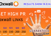 give you 50, 100, 150, 200, 250 and 300 High Pr + Dofollow + Serp Friendly Oxwall Links to your website