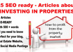 give you 25 articles about investing in rental PROPERTIES with 500 words or more