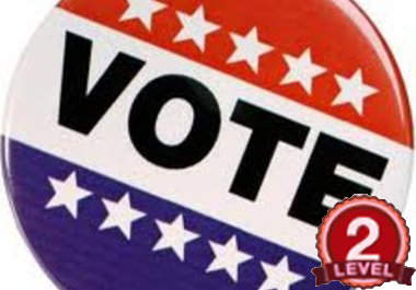 give 100+ unique ip click only VOTES for any contest, reward website if registration or fb login required then 20 only big1