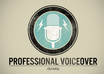 record a radio quality professional voice over from your voiceover script small1