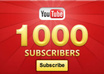 give You [SAFE] 1000 Youtube Subscribers To Your Any Youtube Channel