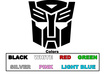 make x2 Transformers Decepticon Autobot Decals