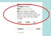place your URL as a profile web link on a Twitter bio page of an aged active account with over 1300 followers