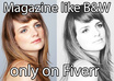 professionally edit your PORTRAIT photo into magazine like High Key Black and White smoky style small1