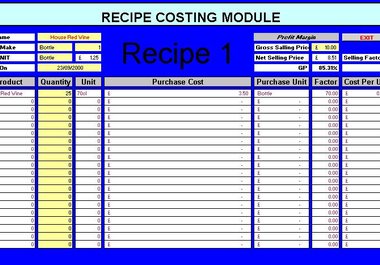send you a recipe costing Excel module big1