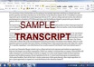 transcribe up to 20 minutes of your English audio