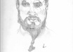 send you a jpeg scan of this original sketch of Khal Drogo the Dothraki warlord from Game of Thrones
