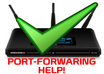 provide help with router portforwarding