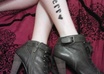 write your message or logo on my legs
